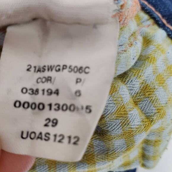 Pilcro and the letterpress Y2K Jeans Size 29 Low Rise Skinny Retro Basic Denim - Picture 8 of 10